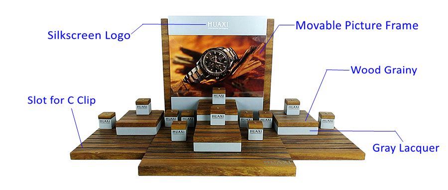 Big Watch Wooden Display