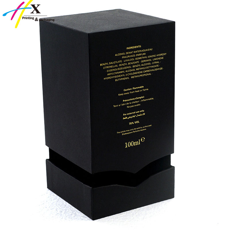 Black Perfume Boxes