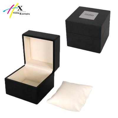 Matt Black Wooden Watch Box