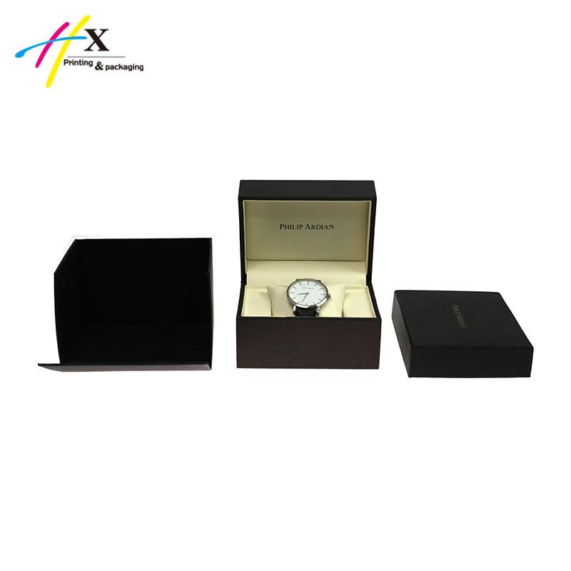 Black Leather Watch Box