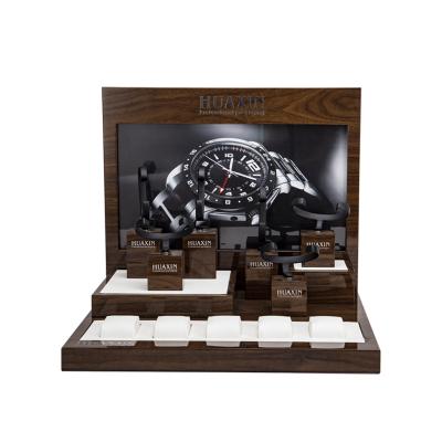 wooden watch display